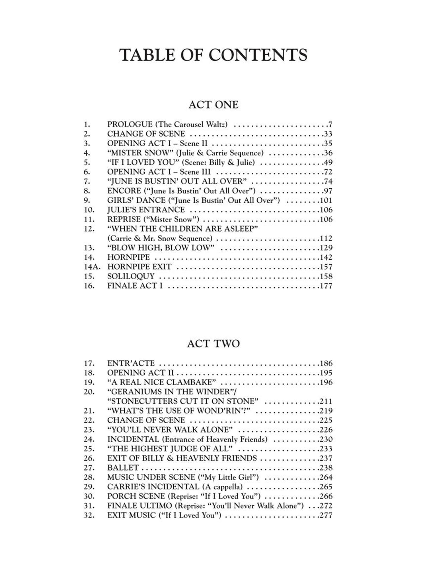 Carousel: Vocal Score - Revised Edition
