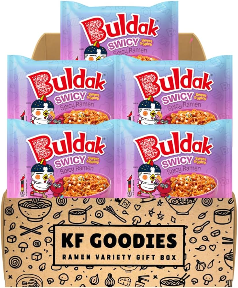 Amazon.com: KF GOODIES Korean Ramen Variety Pack Gift Box (5 Count