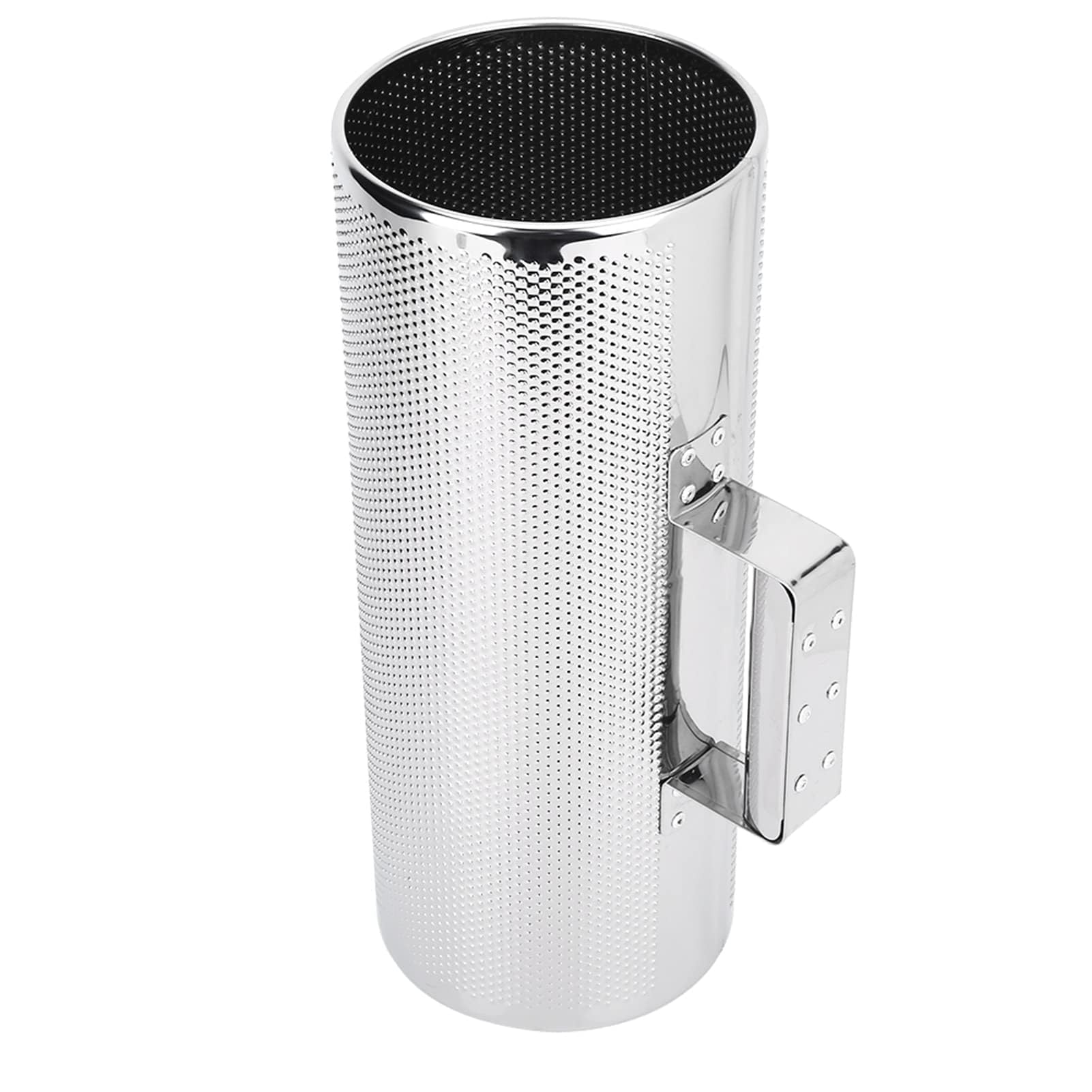 Instrumento de Percusi¨®n de Acero Inoxidable, Guiro de Metal de 5 * 12,8 Pulgadas con Raspador, Accesorios para Instrumentos Musicales