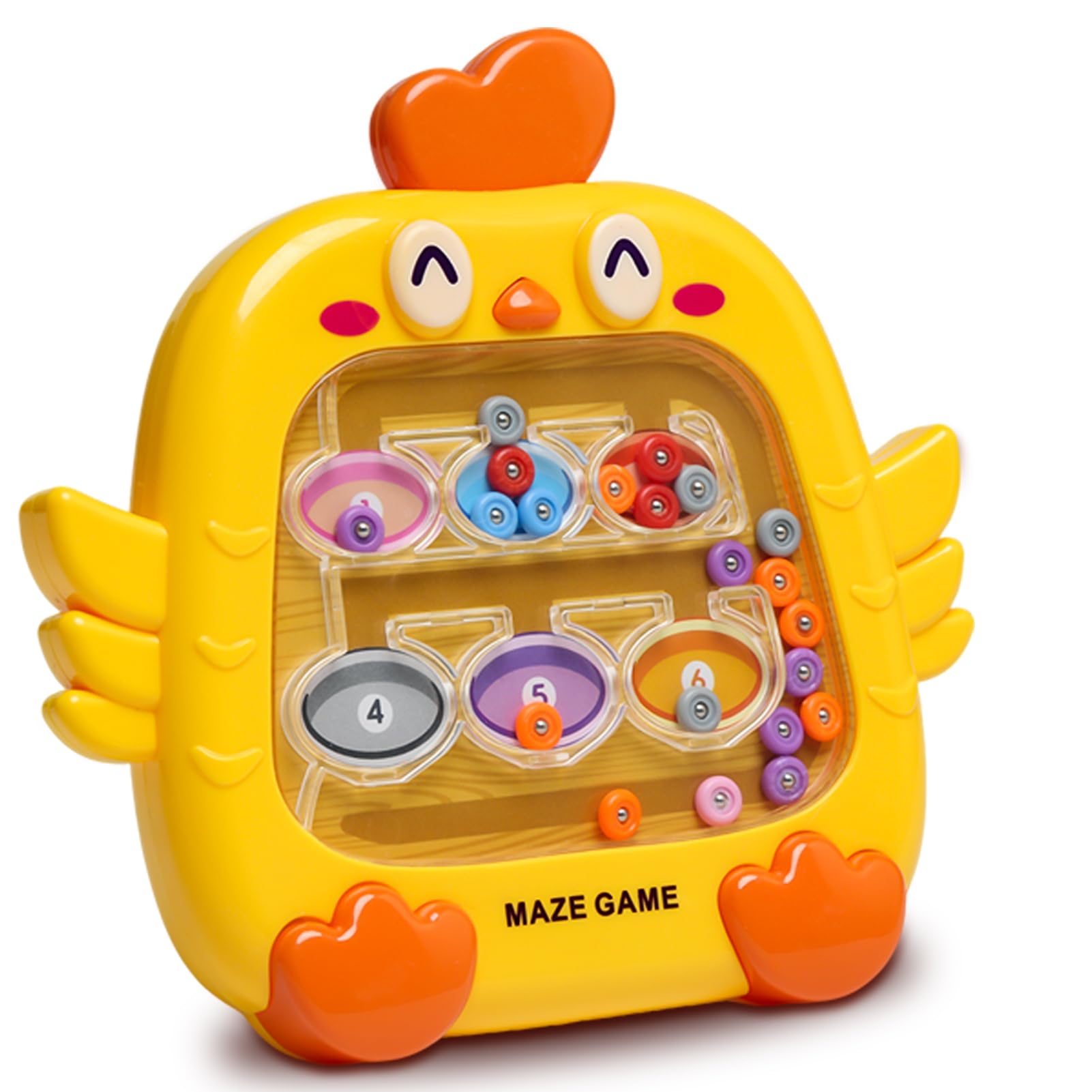 Labyrinthe Magnétique Poussin – Jeu De Tri Et Comptage Montessori – Motricité Fine – Cadeau Éducatif 3-7 Ans – Vert