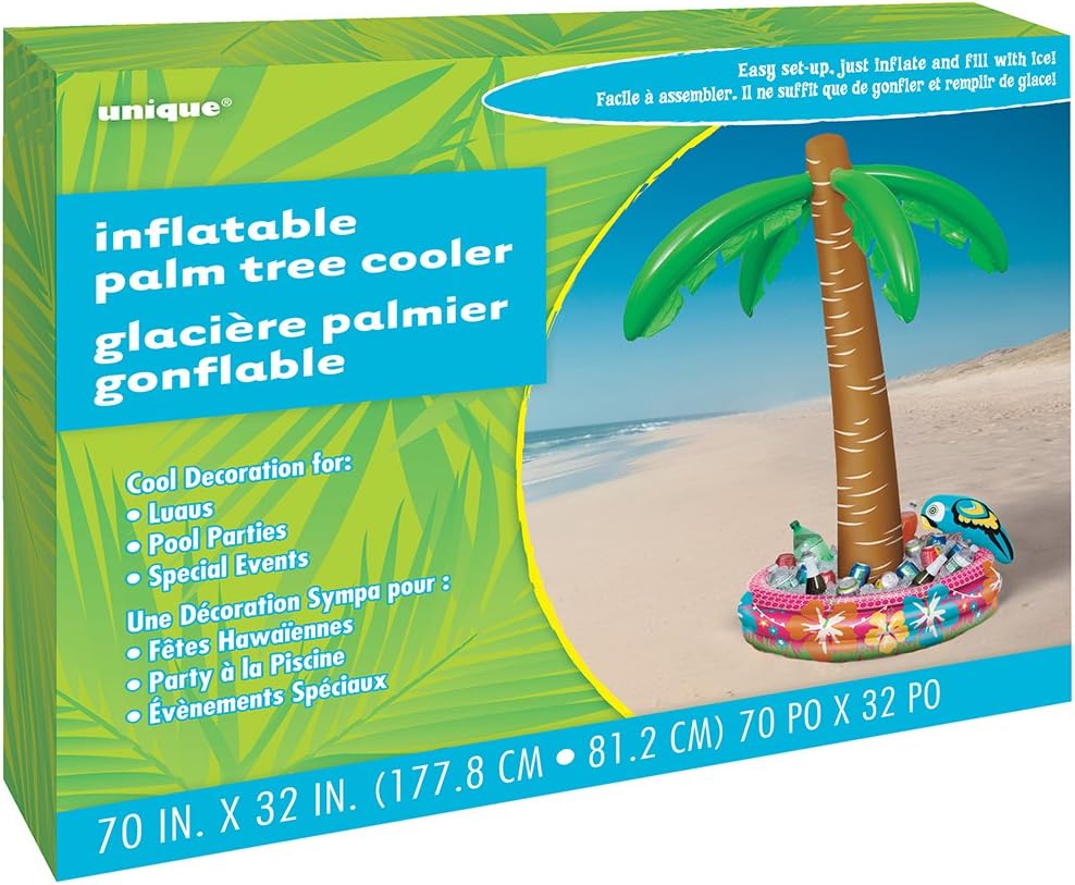 70" Palm Tree Inflatable Cooler