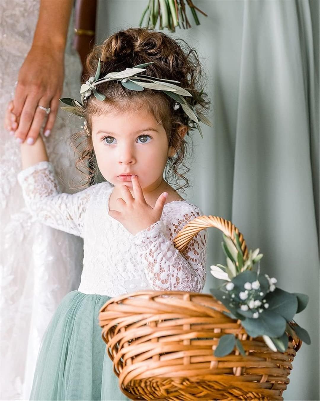 2Bunnies Girl Peony Lace Back A-Line Straight Tutu Tulle Party Flower Girl: Clothing, Shoes & Jewelry