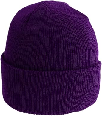 Big Stretch Cuffed Beanie Hats, Long Beanie Winter Hats