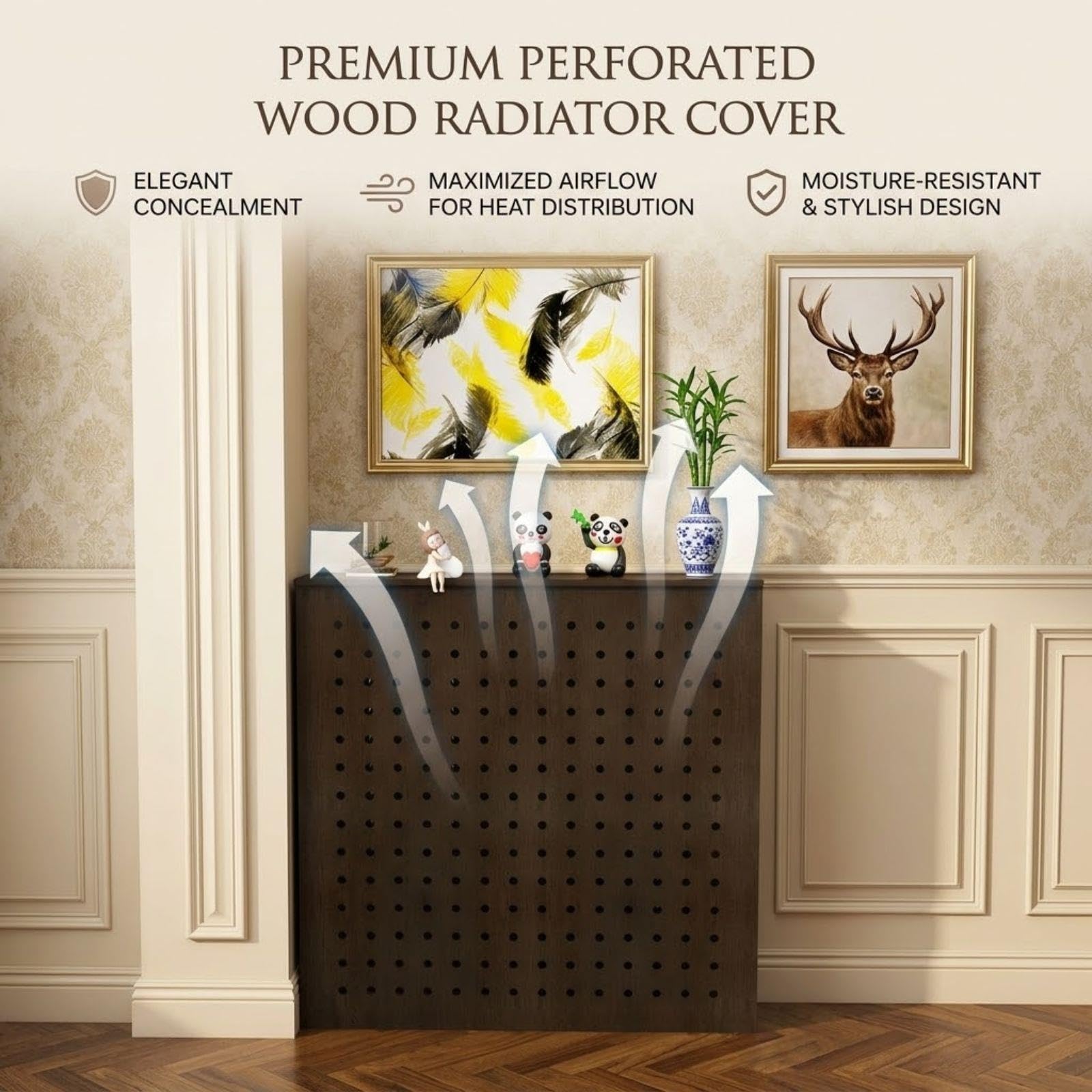 Tablette Radiateur, Habillage Chauffage, Armoire PVC
