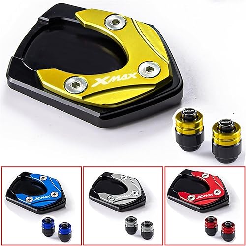 Miniatura 2 de Para Yamaha XMAX 125 250 300 XMAX250 XMAX300 2017-2022 Soporte lateral de motocicleta ampliado Accesorios de placa extendida Trípode extendido