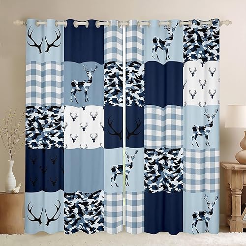 Miniatura 11 de Manfei Cortinas musicales para ventana, diseño retro con notas musicales impresas, para dormitorio, sala de estar, tema musical, tratamiento de