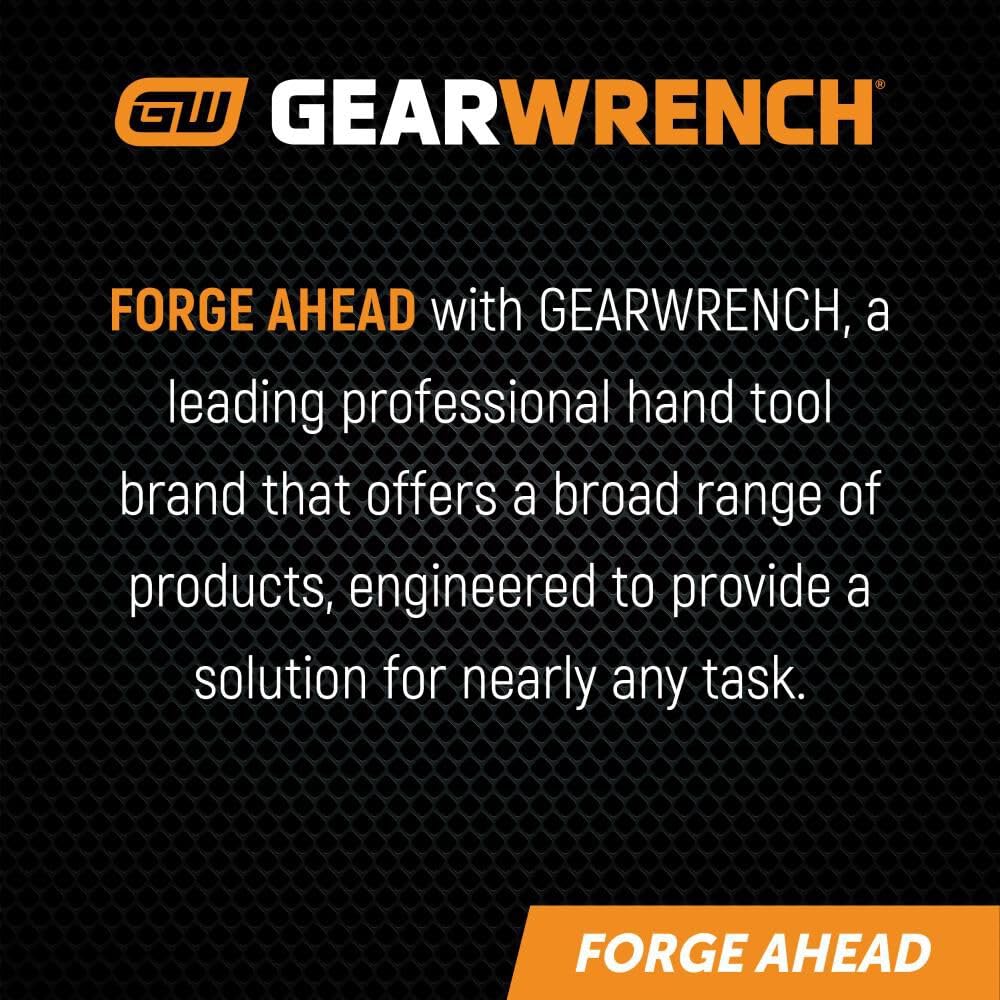 GearWrench Set di chiavi a bussola metriche, 12 punti, 13 pezzi, 80710D