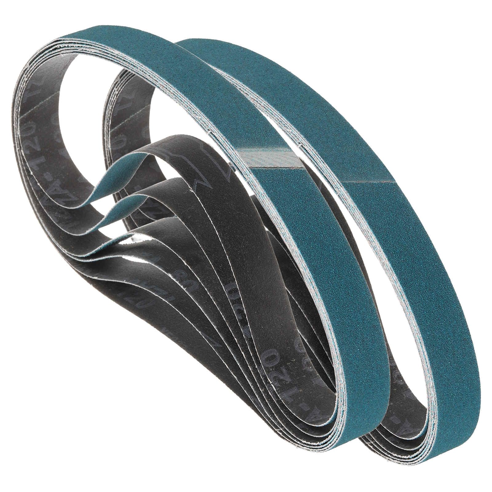 Bandes abrasives en zircone 2 x 27 pouces pour ponceuse à bande et meulage intensif