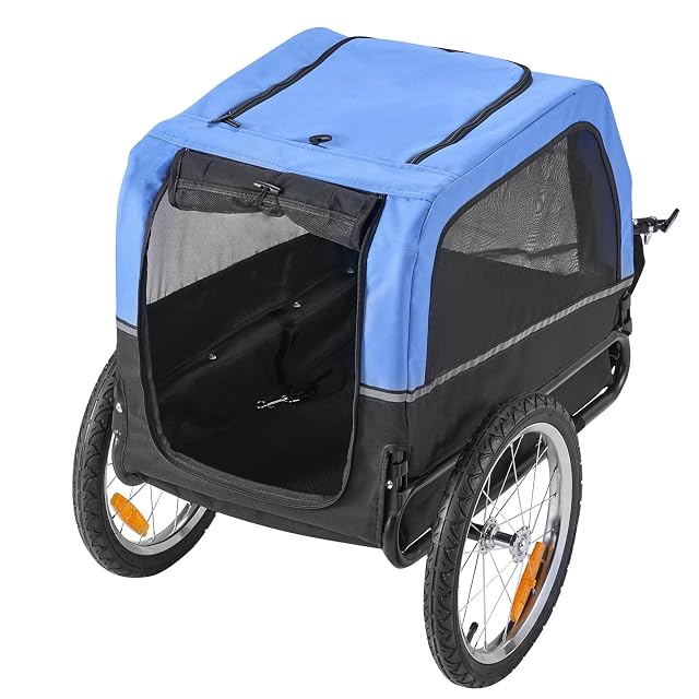 Foto 4 de 8 de VEVOR Remolque de Bicicleta para Perros, Carga de 45 kg