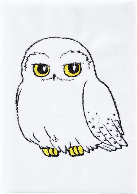 HARRY POTTER Feather-Covered A5 Notebook Hedwig - Official Merchandise