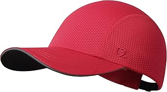 GADIEMKENSD Womens Race Day Running Cap Performance Mesh Hat - Excellent Ventilation, Lightweight, Reflective Safety
