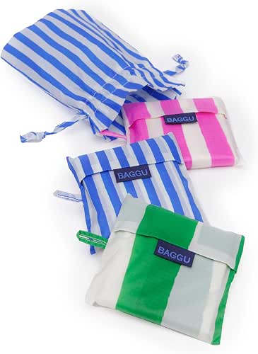 BAGGU Standard Set of 3 - Painted Stripe