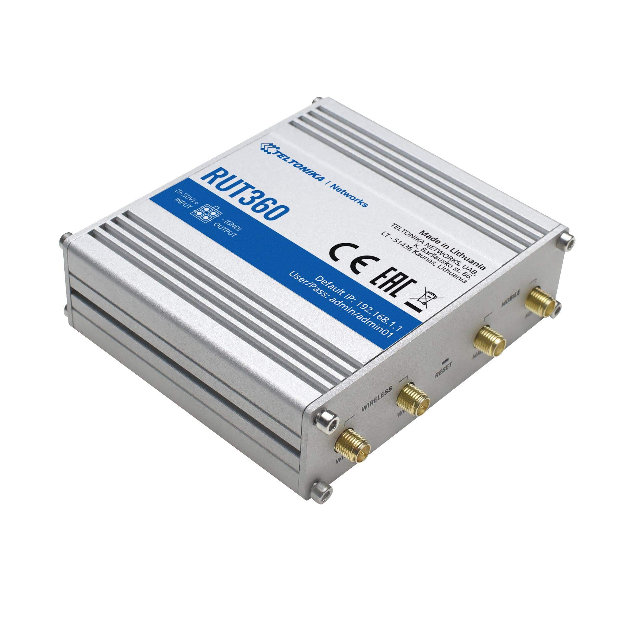 Teltonika RUT360 LTE CAT6 Industrial Cellular Router