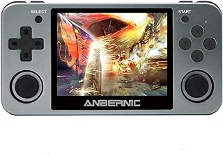 hemistin RG350m Handheld Game Console with 16G Memory, 3.5 Inch IPS Screen 2500MAH Battery Preload 5000 Games Opendingux S...