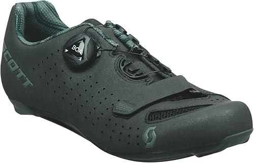 Scott Lady Road Comp Boa - Zapatos de bicicleta para mujer DRK-GRN-LT-GRN 37, Negro -