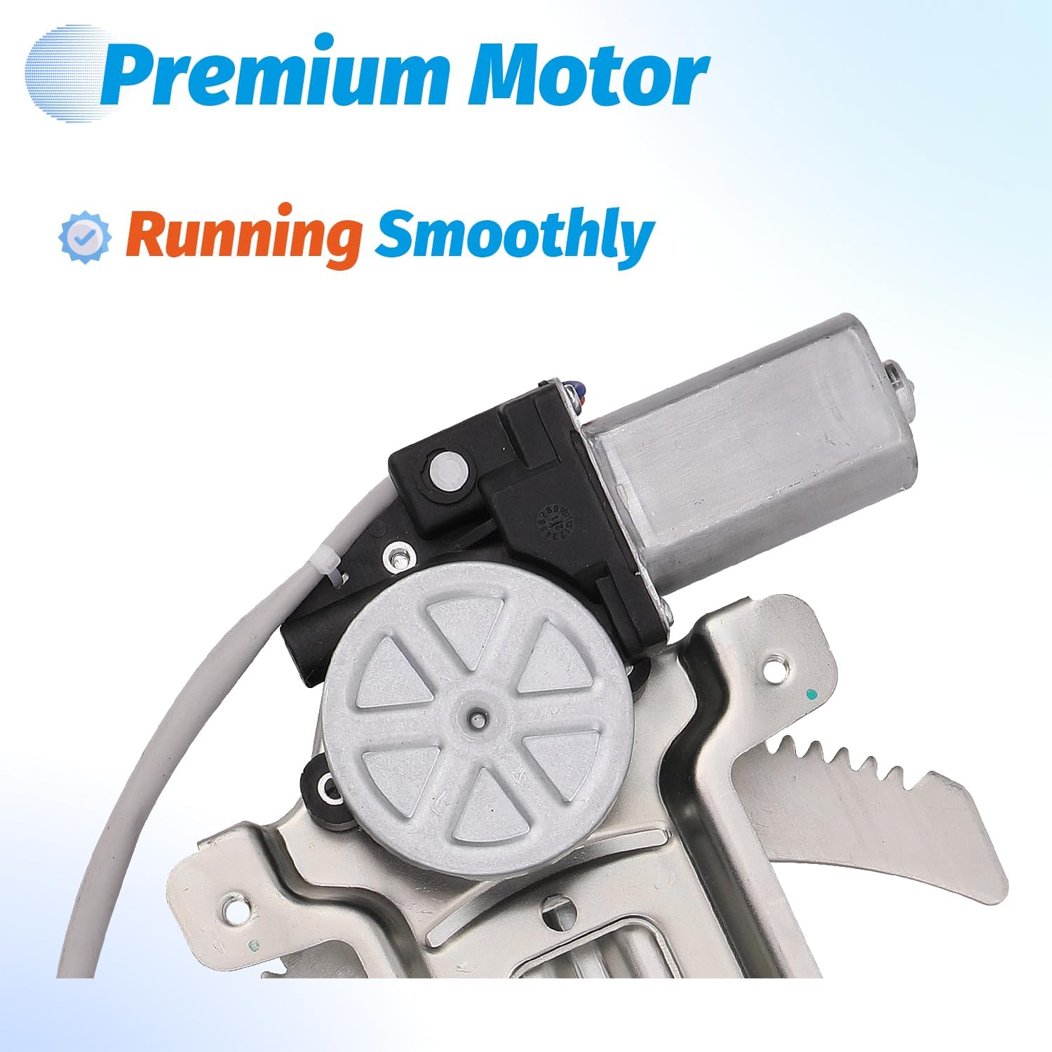 Vurkcy Front Driver & Passenger Side Power Window Regulator with Motor Compatible with Chevy Colorado, GMC Canyon 2004-2011, Isuzu i-280 i-350 2006, i-290 i-370 2007-2008, Replace OE 741-014 741-015