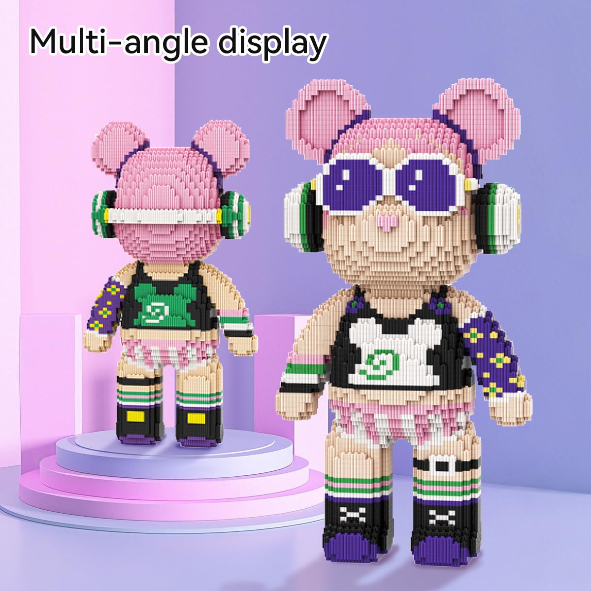 Amazon.co.jp: DAHONPA ロックガール ベア マイクロビルディング