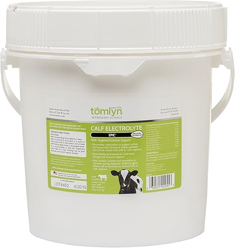 Tomlyn Suplemento de electrolitos de ternera épica, 5 libras