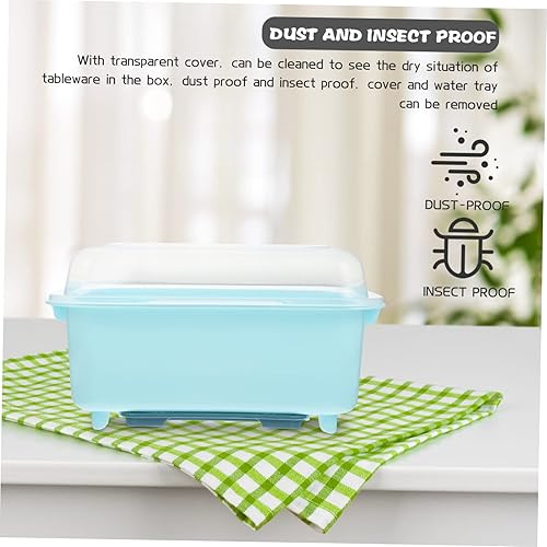 Miniatura 9 de Zerodeko Escurridor de platos, soporte para platos, soporte para platos para biberón de lactancia materna, estante para platos, gabinete de