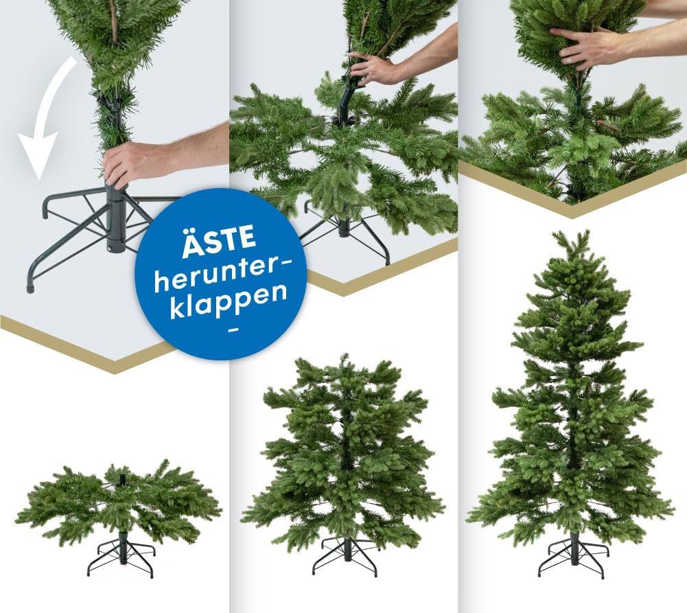 Evergreen Sapin de Noël artificiel en épicéa 210 cm