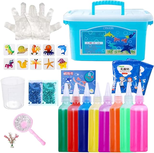 Magic Water ELF Toy | Handmade Magic Gels Sensory Toys Set 3D | Water Elf Playset Colorful Educational Toys | Magic Water Toys Christmas Birthday Gifts Party Favors for Kids