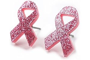 Tipsy Elves Women's Ribbon Football Earrings in Pink