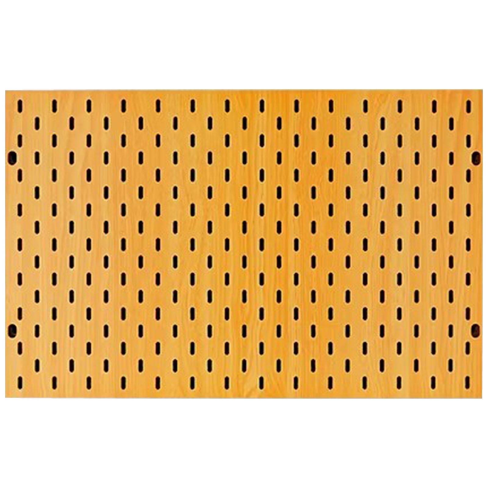 Praktische Garagen Werkzeugwand, Holzmaserungs-Design Metall Pegboard, Wandmontage(D)