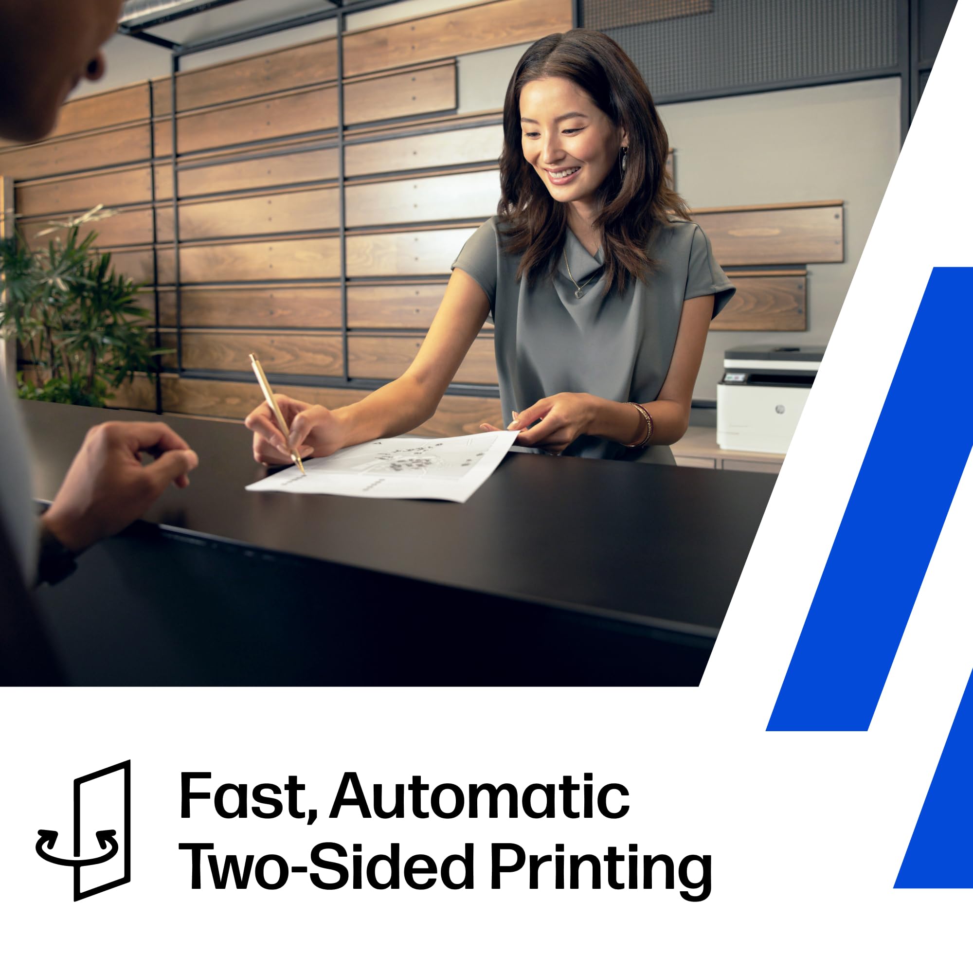 HP Stampante Laserjet Pro MFP 3101sdw, in bianco e nero, stampante per piccole e medie imprese, stampa, copia, scansione, wireless; stampa da telefono o tablet; stampa fronte/retro