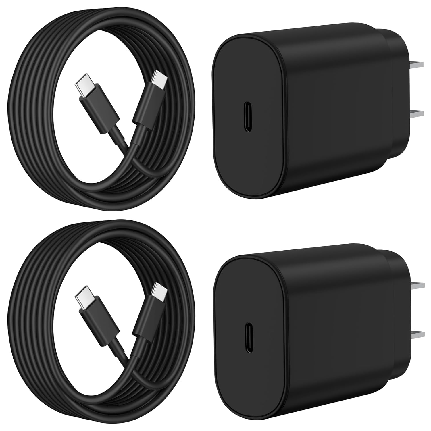 USB C Fast Charger, 2Pack 25W Samsung Charger Type C Fast Charging Android Phone Charger Block with 10FT Long USB C to C Cable for Samsung Galaxy S23/S23+/S23 Ultra/S22/S22 Ultra/S21/S20/Note 20/10+