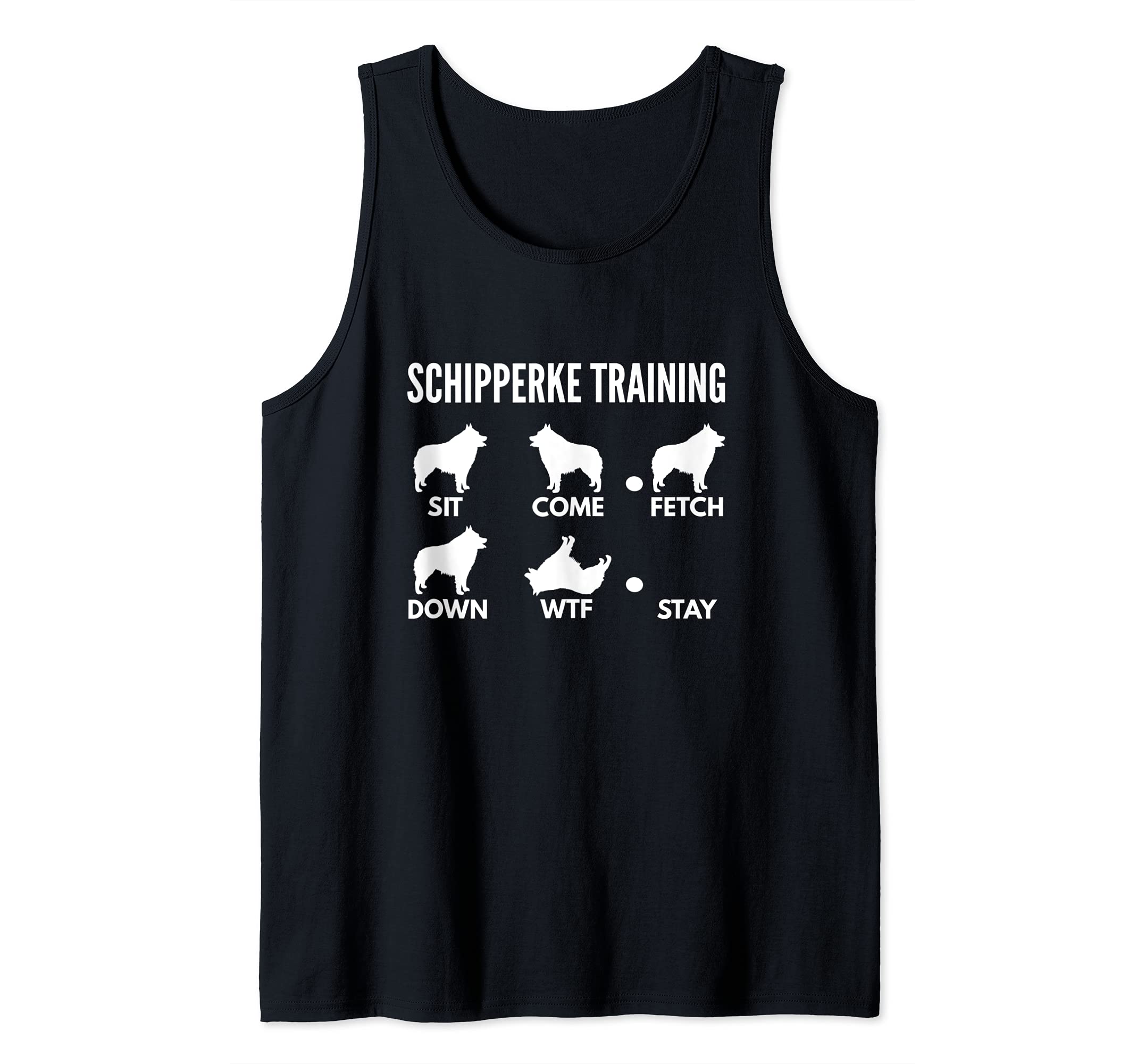 Schipperke Training - Schipperke Tricks Tank Top, Black