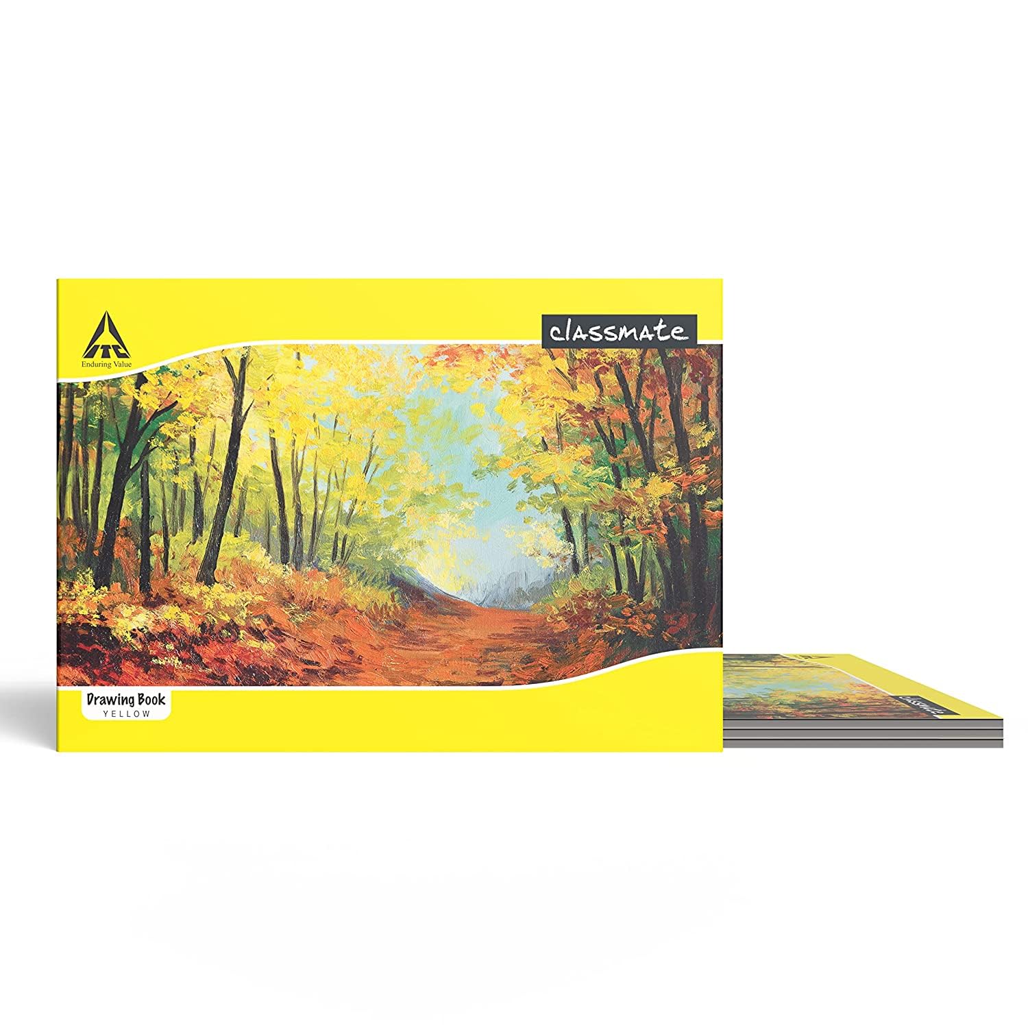 Classmate Drawing Book 40 Pages Unruled A4 Size Pack of 3 Classmate