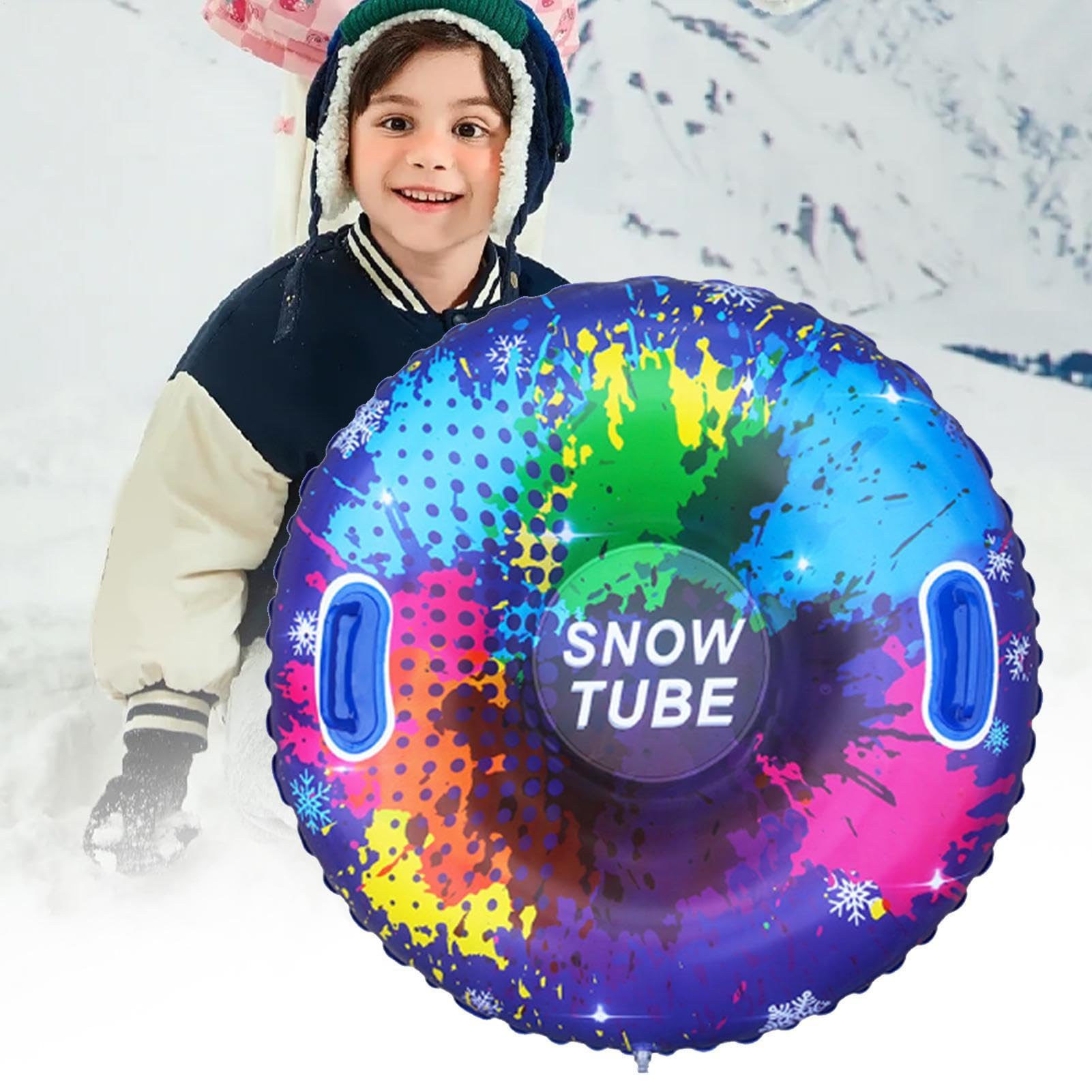 Tube à neige gonflable, 80 cm, jouet robuste avec 2 poignées