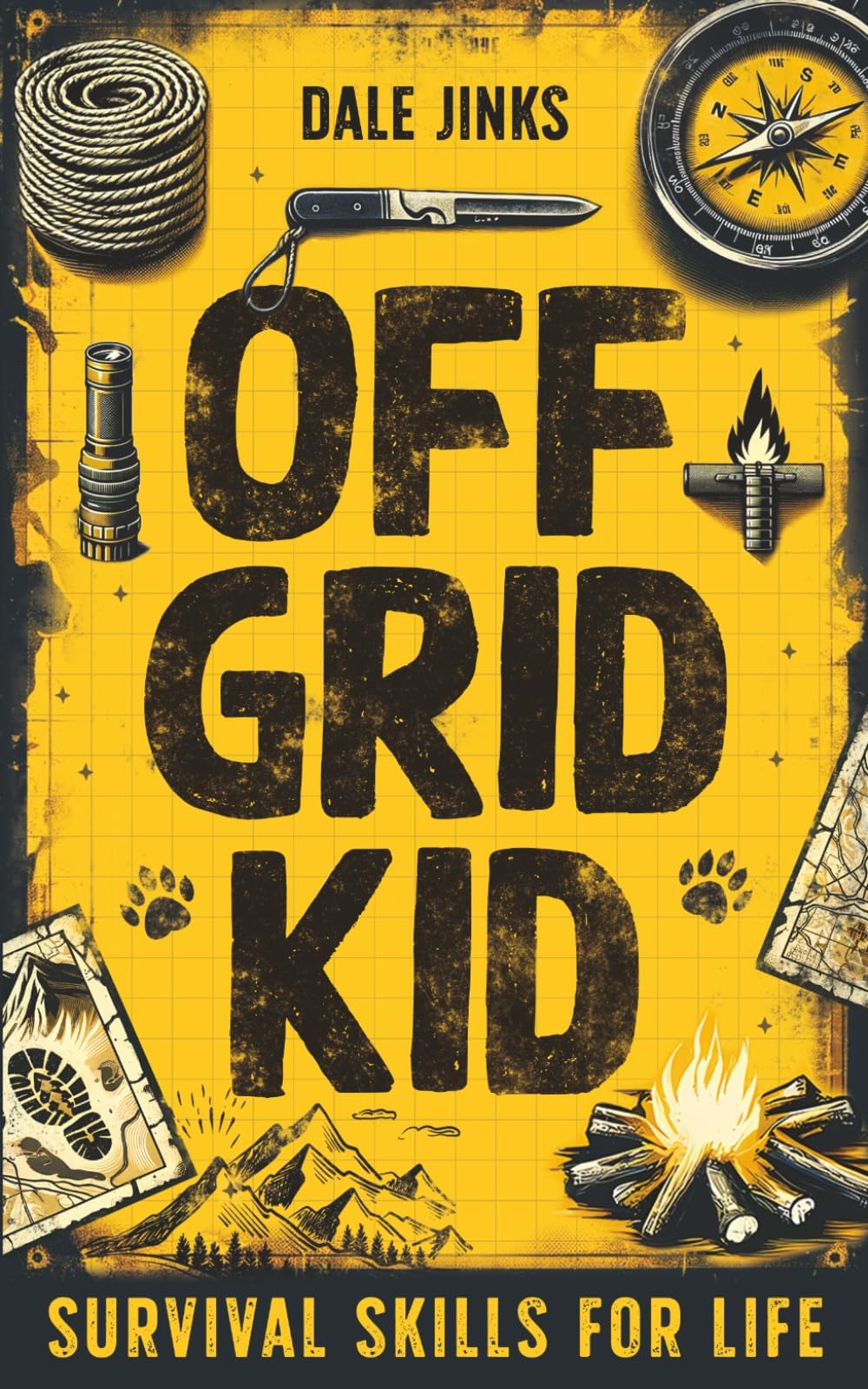 Off Grid Kid: Survival Skills For Life: An Interactive Outdoor Survival Guide For Kids on Making Fire, Building Shelters, Foraging Wild Food and Improving Mindset