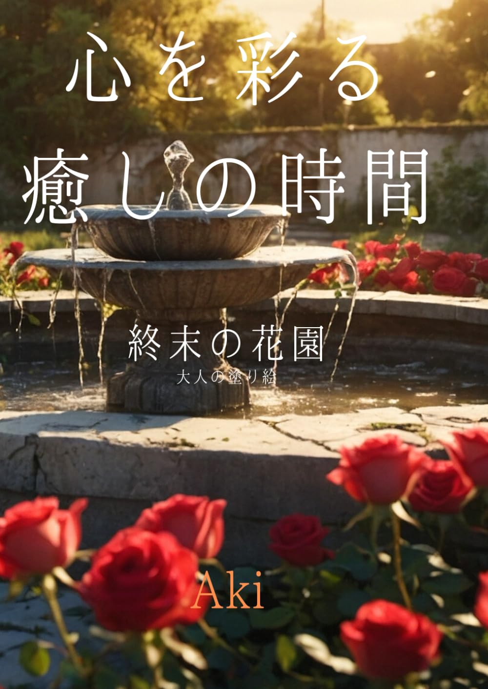 心を彩る癒しの時間: 終末の花園:大人の塗り絵 (Tranquil Lines)
