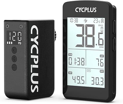 مضخة دراجة CYCPLUS AS2PRO + كمبيوتر دراجة GPS M3