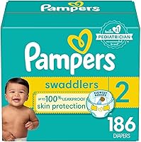 Vista 113 de Pañales Pampers Swaddlers, Talla 7 (11.8-22.7 kg), 70 unidades, absorbentes, mantiene al bebé seco y cómodo, pañal desechable seguro para la piel