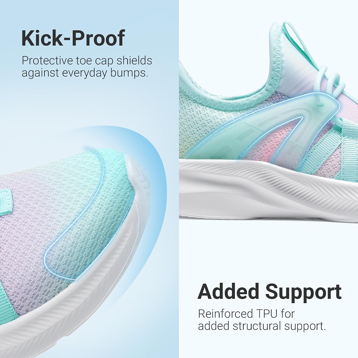 DREAM PAIRS Boys Girls Slip on Sneakers Kids Tennis Athletic Running Walking Breathable Lightweight School Gym Shoes