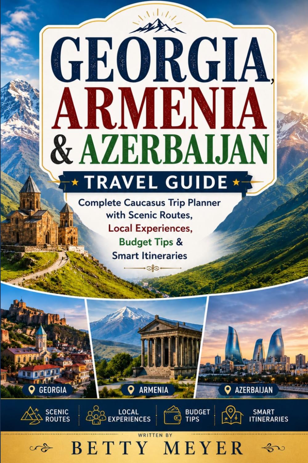 Georgia, Armenia & Azerbaijan Travel Guide: Complete Caucasus Trip Planner with Scenic Routes, Local Experiences, Budget Tips & Smart Itineraries (Traveler’s Discovery Guide)