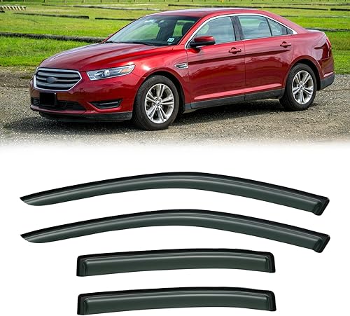 Miniatura 98 de Visera de ventana para Jeep Cherokee 1984-2001 (Excluye Modelo Limited), Protectores Guards Shields de lluvia de canal exterior, Deflector