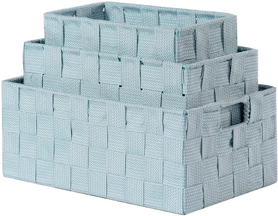 CESTINO PER BUCATO in plastica con maniglie - Organizer vestiti 30 L