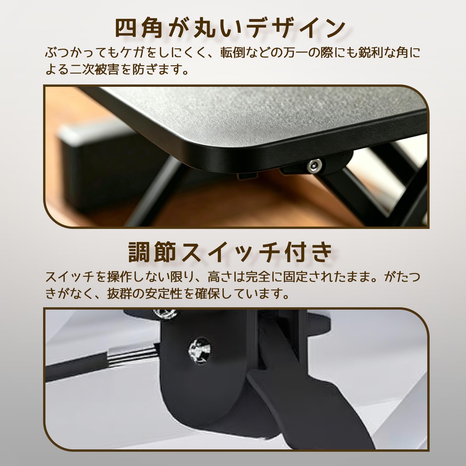 Amazon | Raisme スタンディングデスク 卓上 ガス圧昇降式 パソコン