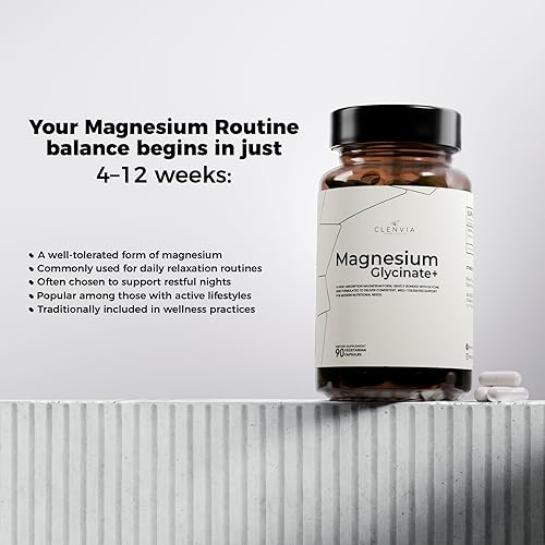 Miniatura 4 de Cápsulas de glicinato de magnesio  220 mg de bisglicinato quelado  Fórmula de alta absorción  90 cápsulas  Sin OMG, sin gluten, fabricado en Estados