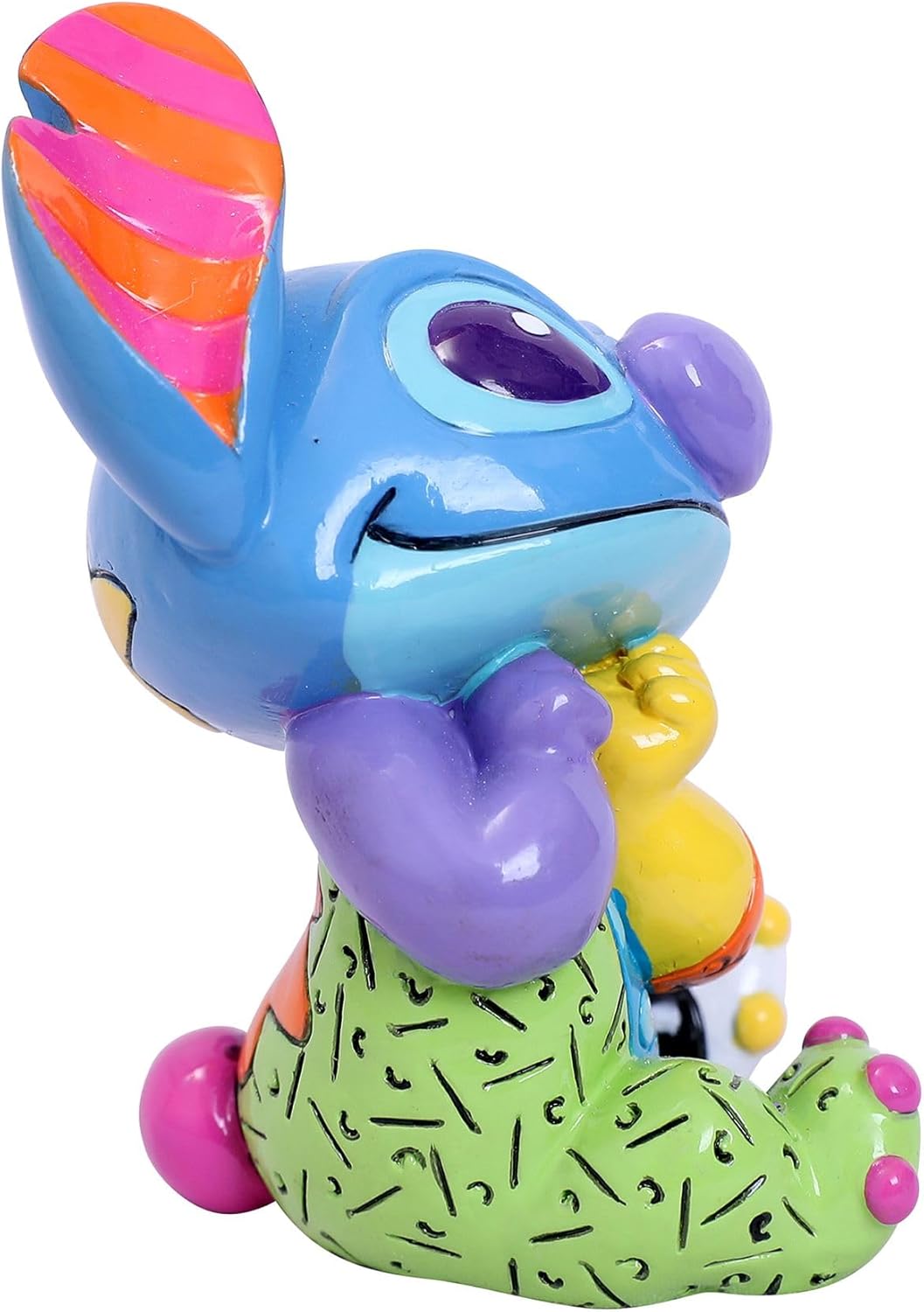 Enesco Disney by Britto Lilo and Stitch Miniature Figurine, 3.54 Inch, Multicolor
