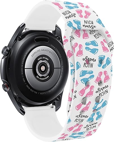 Vista 8 de Affinity Bands Nursing HD Watch Band Compatible with Samsung Galaxy Watch & More