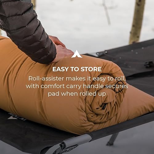 Miniatura 5 de Teton Outfitter Canvas Camping Pad, Comfort Infused Sleeping Pad, Glamping Level Comfort with a Cloud Like Mattress, Perfect with Outfitter Camp Cots