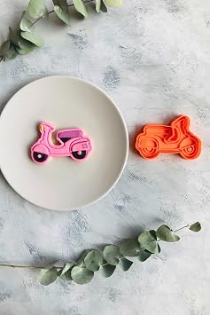 Motorbisiklet Hamur Şekillendirici, Kurabiye/Şeker/Polimer Kil/Oyun Hamurları