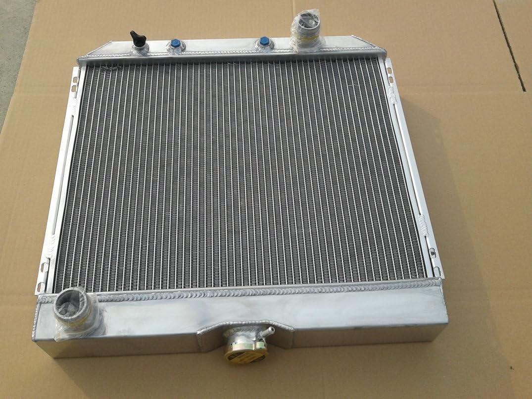 Radiatore in alluminio + ventola per F-ord Mu-stang/Ranchero/Torino/Mer-cury Cougar XR7/Comet 4.7L/5.0L V8 Fairlane/Maverick 1967-1970