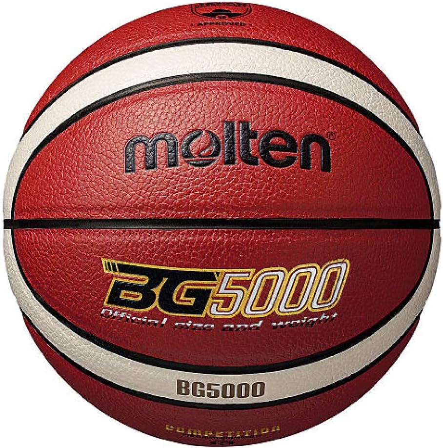 Molten BG5000 Basketball for Elementary School Students, No. 5 Ball Test Ball, Orange x Ivory