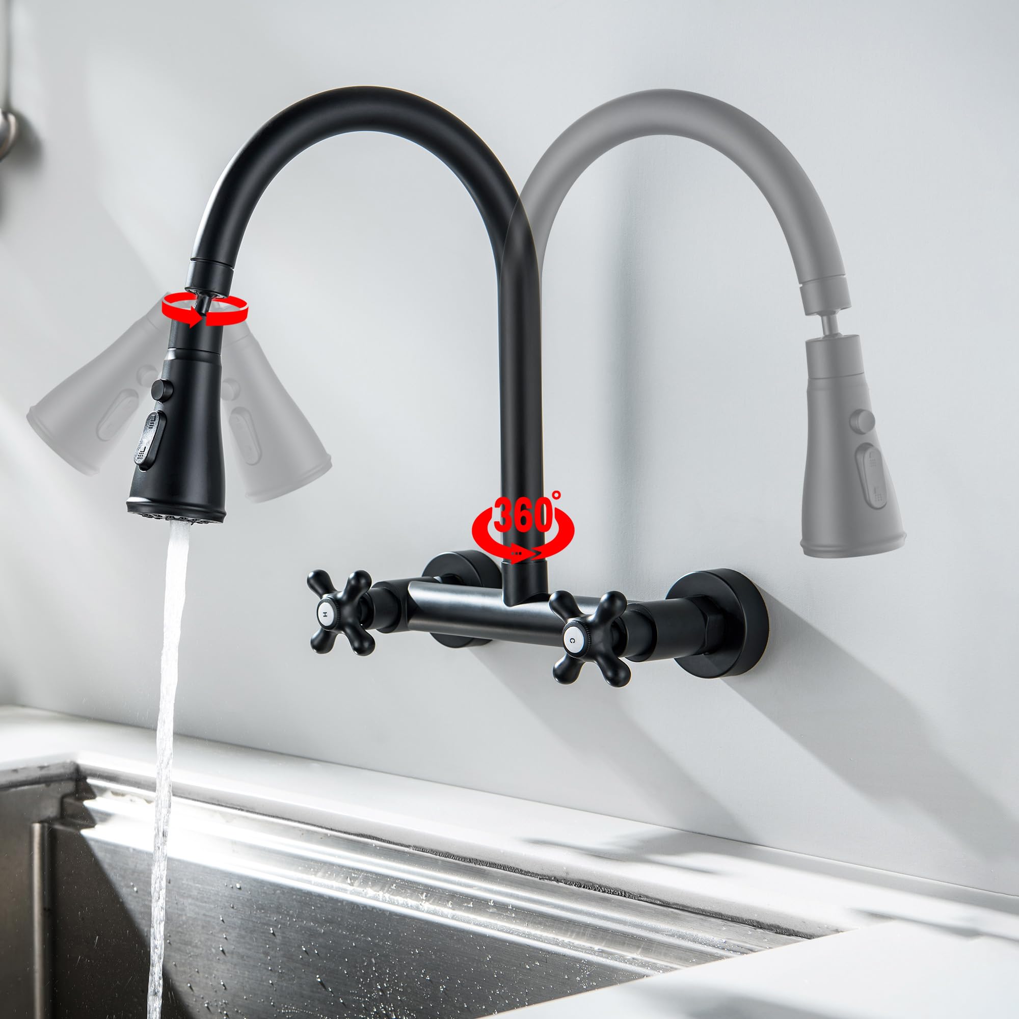 Keukenkraan Amore Mengkraan Rond Mat Zwart Messing Eengreeps Draaibaar - - Online Sanitairwinkel Keukenkraan Amore Mengkraan Rond Mat Zwart Messing Eengreeps Draaibaar - - Online Sanitairwinkel
