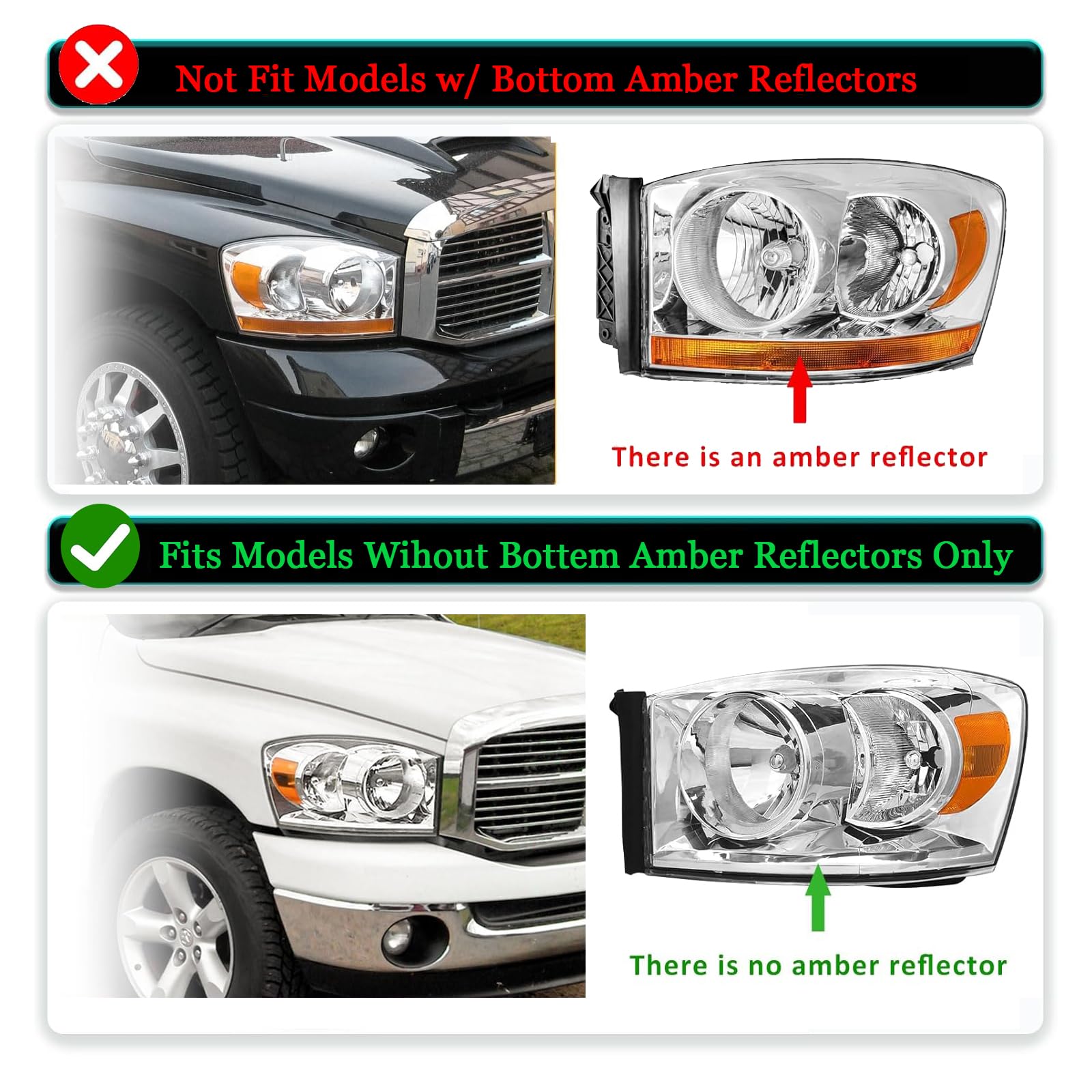 ダッジラム 純正ヘッドライト左右 2006 Dodge Ram 1500 Amazon.com: For 2006 2007 2008 Dodge Ram Headlight Assembly OEM